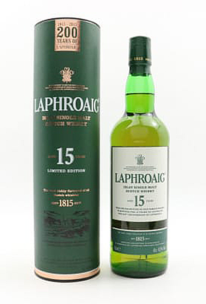 ラフロイグ15年 200周年記念ボトル（Laphroaig 15 Year Old 200th